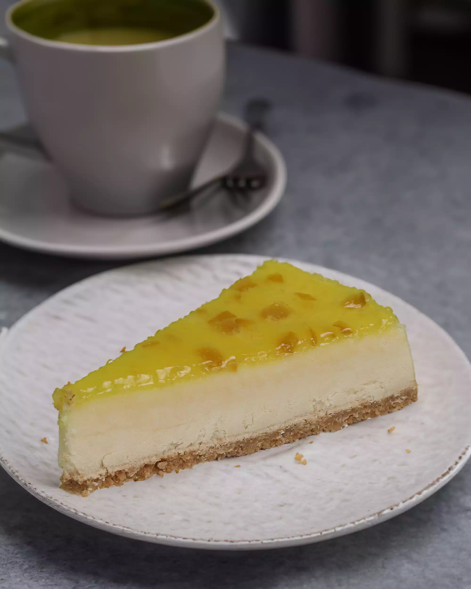 Limonlu cheesecake